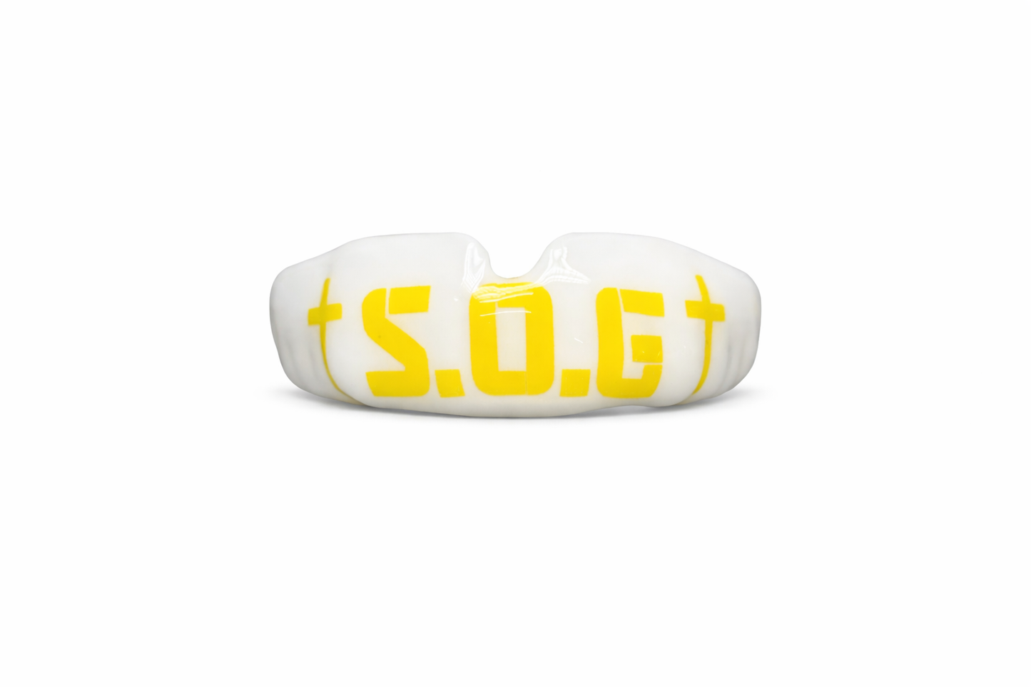 Gumshield with custom text only.