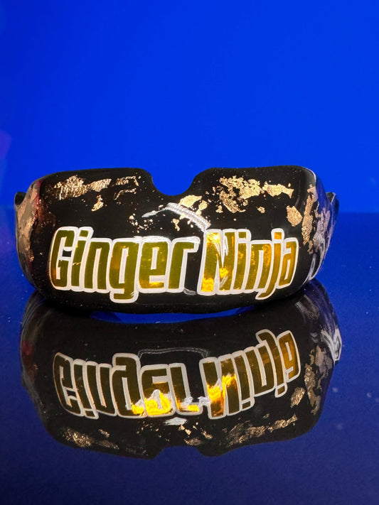 Gumshield with small grapthics.