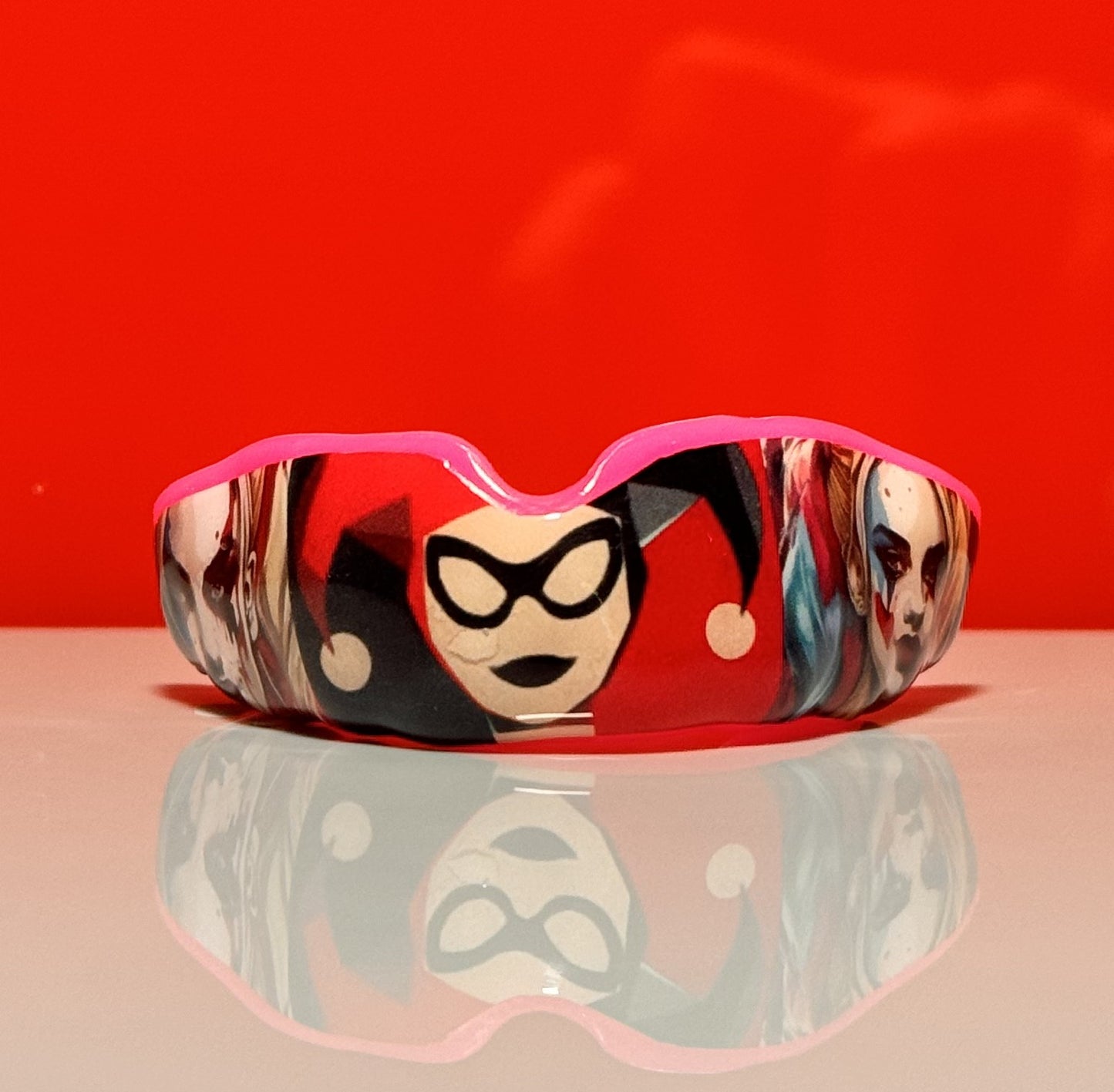 Gumshield with picture / design wrapped around.